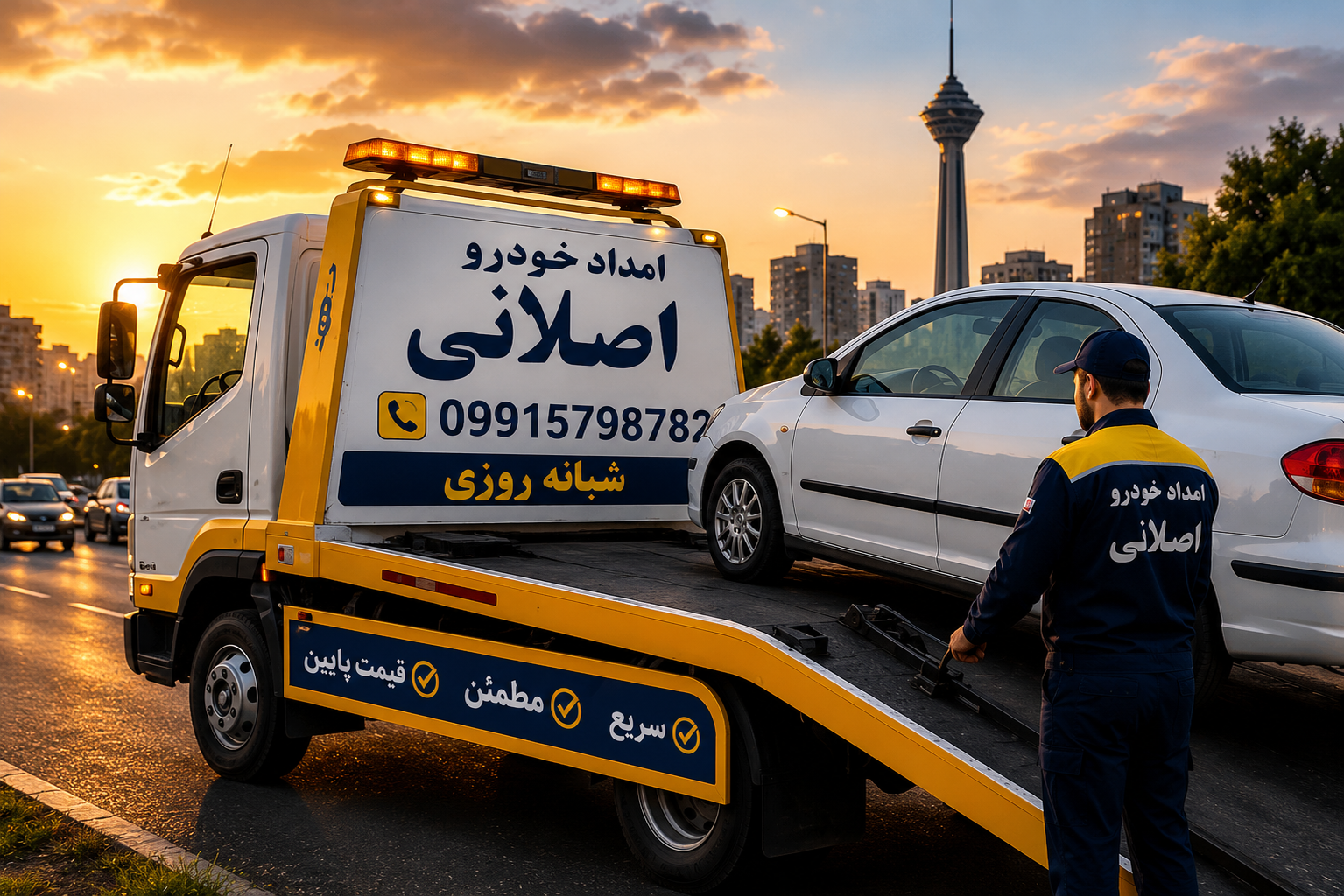 امداد خودرو اصلانی در غرب تهران